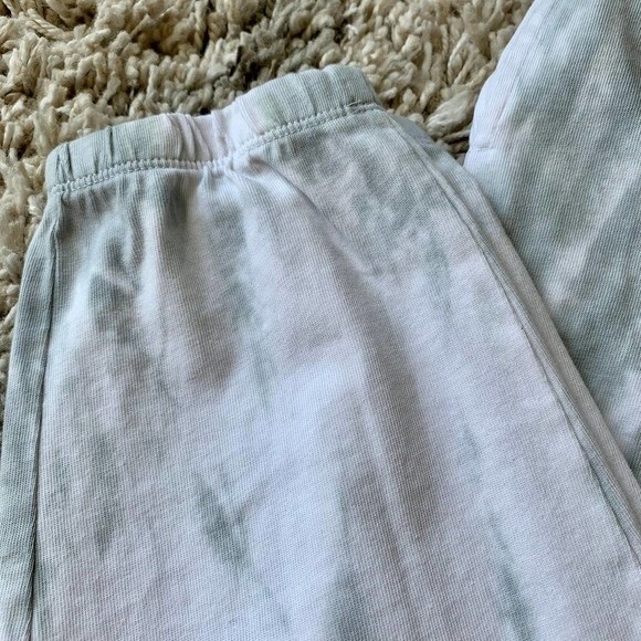 ZARA Green tie-dye jogger pants women side pockets size S boho bohemian - Picture 6 of 10